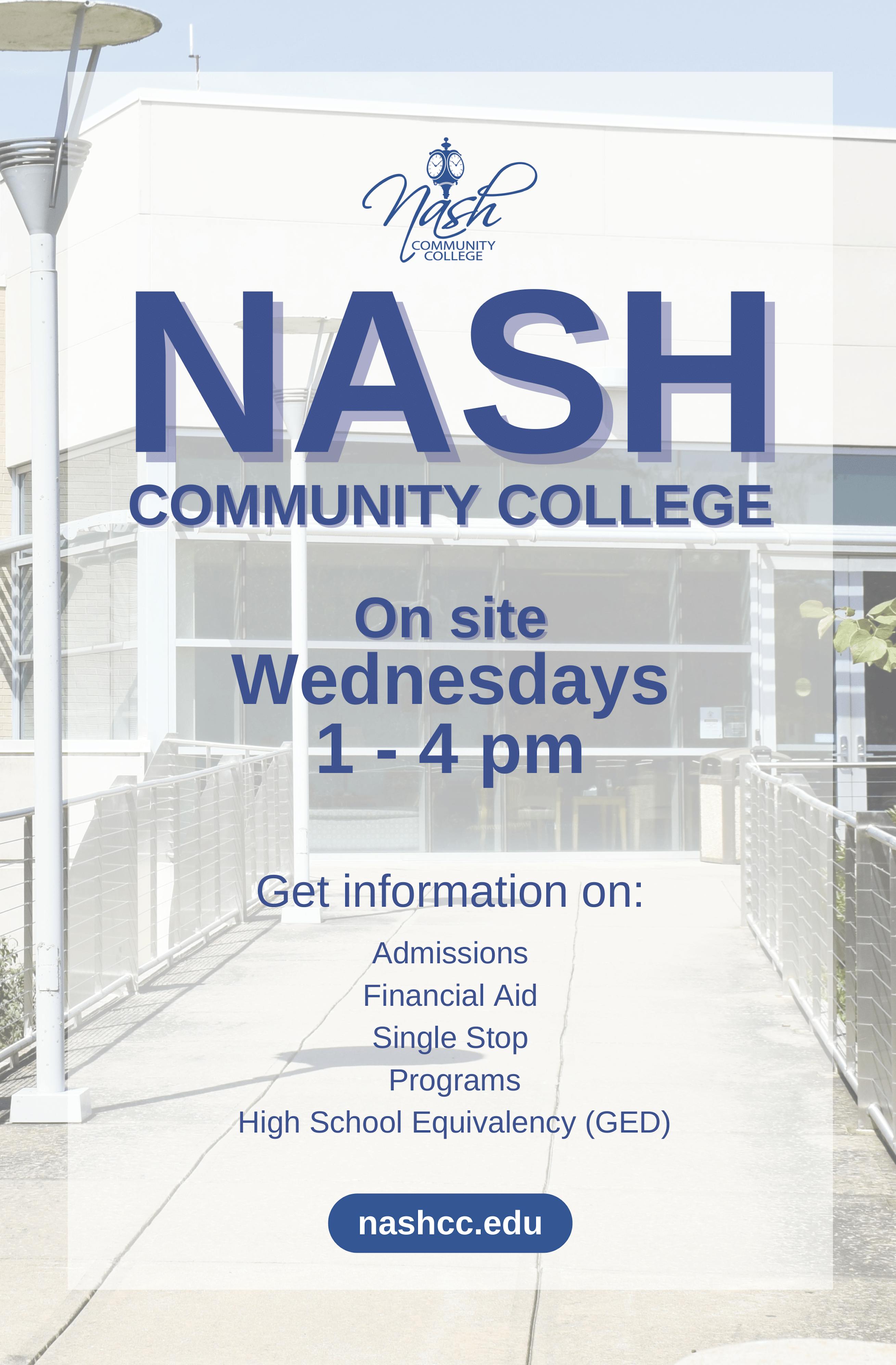 Nash Community College Events Home